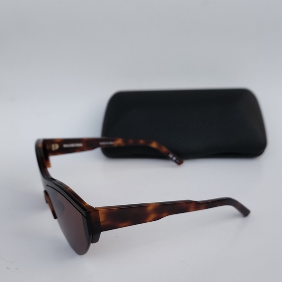 NWOT BALENCIAGA BB0004S 007 HAVANA BROWN UNISEX SUNGLASSES - Picture 6 of 16